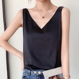 Draped Satin Tank Top | Luxurious Flow, Timeless Elegance