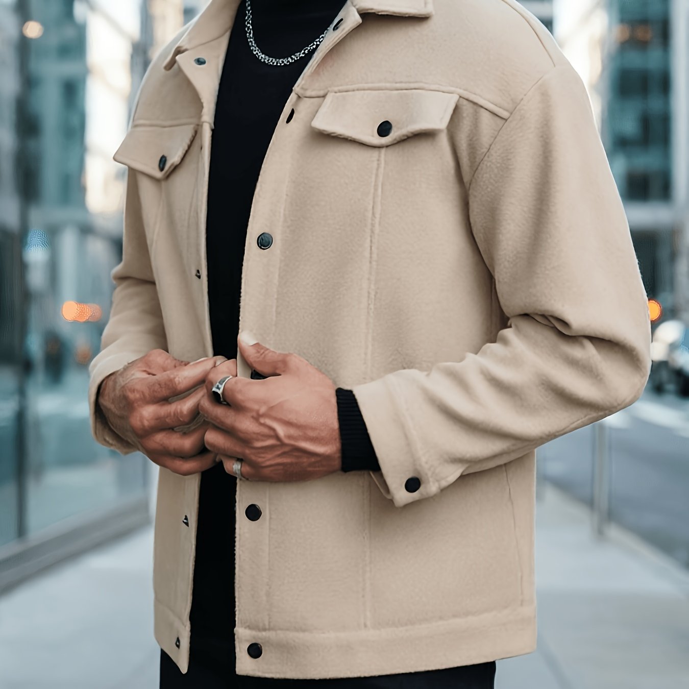 Men's Classic Casual Jacket – Everyday Wardrobe Essential Layer