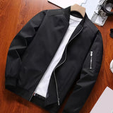 Men's Everyday Bomber Jacket - Tailored Zip-Up Casual Layer