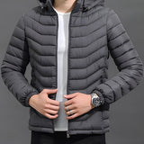 Men's Padded Hooded Jacket – Lightweight Insulated Winter Layer