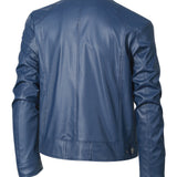 Men's Moto Style Jacket – Stand Collar Casual Biker Outerwear