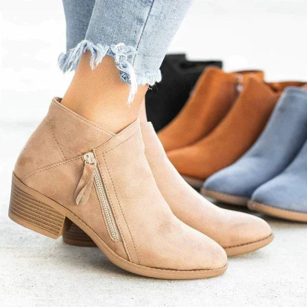 Women's Comfort Boots - Supportive Everyday Casual Walking Shoes