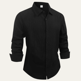 Men's Linen Cotton Business Shirt | Professional Comfort & Breathable Style