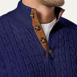 Men's Cable Knit Sweater | Premium Comfort, Timeless Style