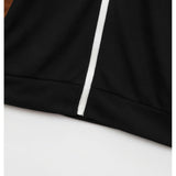 Men's Colour Block Zip Jacket – Contrast Panel Casual Jacket