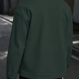 Men's Snap Button Jacket – Modern Casual Lightweight Overshirt