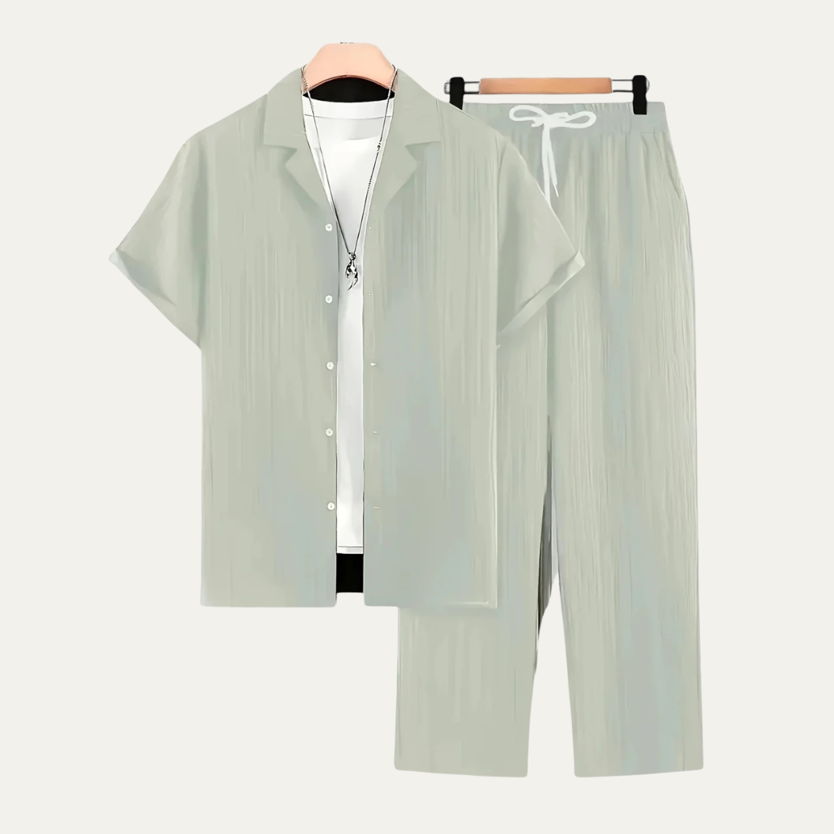 Men's Linen Two Piece Set | Lightweight Comfort & Effortless Style