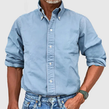Men's Business Button Down Shirt | Professional Elegance