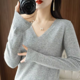 Premium Cashmere V-Neck Sweater | Luxurious Warmth, Timeless Elegance