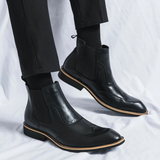 Men's Chelsea Boots | Premium Leather Brogue Style