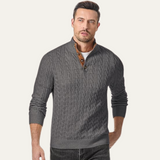 Men's Cable Knit Sweater | Premium Comfort, Timeless Style