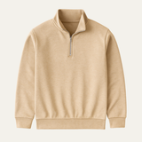 Men's Half Zip Knitted Sweater | Comfort Meets Classic Style