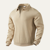 Men's Quarter Zip Sweater | Lightweight Comfort & Classic Style
