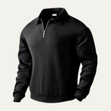Men's Quarter Zip Sweater | Lightweight Comfort & Classic Style