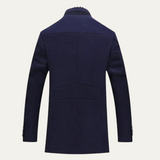 Men's Wool Trench Coat | Smart Casual Elegance