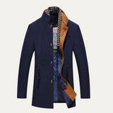 Men's Wool Trench Coat | Smart Casual Elegance