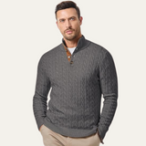 Men's Cable Knit Sweater | Premium Comfort, Timeless Style