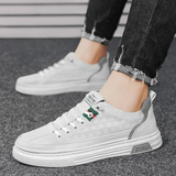 Men's Leather Look Sneakers | Lightweight Comfort, Casual Style