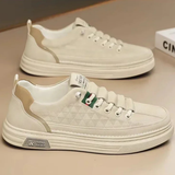 Men's Leather Look Sneakers | Lightweight Comfort, Casual Style