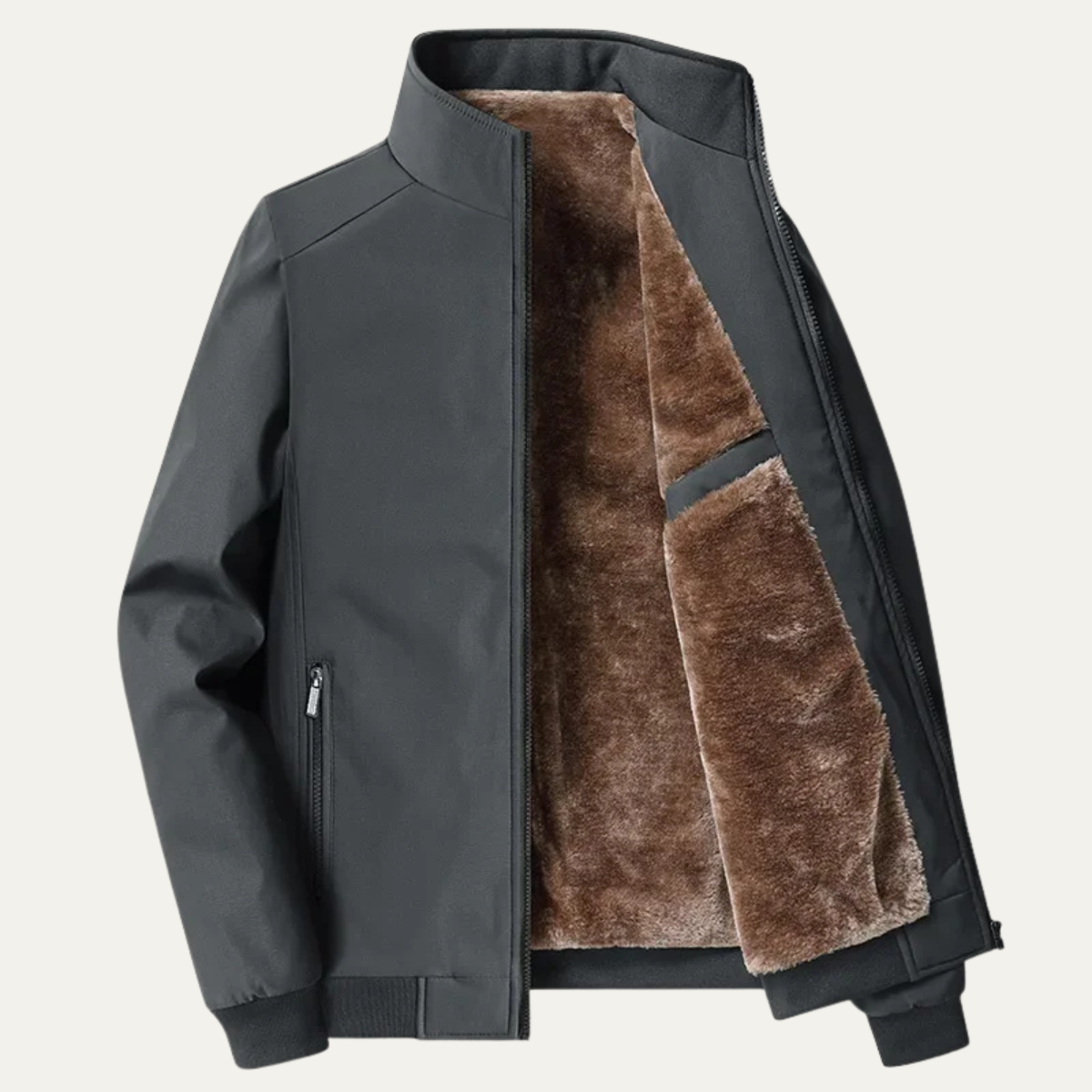Men's Warm Fleece Jacket | Elegant Winter Comfort
