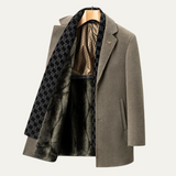 Men's Warm Fur Lined Winter Coat | Ultimate Comfort, Classic Style