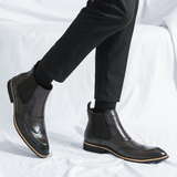 Men's Chelsea Boots | Premium Leather Brogue Style