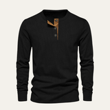 Men's Corduroy Henley Sweater | Ribbed Texture, Casual Comfort