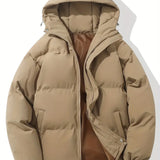 Women's Hooded Puffer Jacket | Warm & Cozy Winter Style