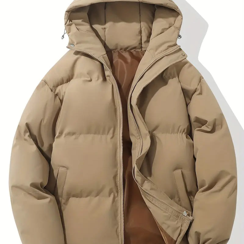 Women's Hooded Puffer Jacket | Warm & Cozy Winter Style