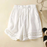 Women's Floral Embroidered Shorts | Relaxed Fit with Soft Waistband