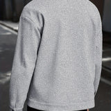 Men's Snap Button Jacket – Modern Casual Lightweight Overshirt