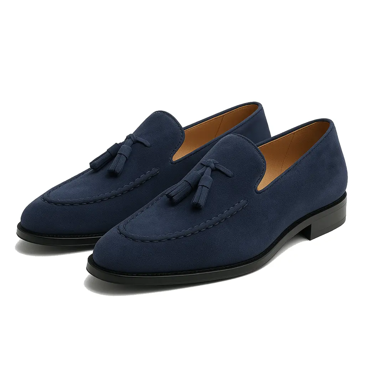 Men's Suede Tassel Loafers | Classic Elegance, All-Day Comfort