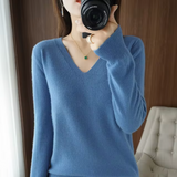 Premium Cashmere V-Neck Sweater | Luxurious Warmth, Timeless Elegance