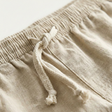 Men's Linen Drawstring Shorts | Comfortable Summer Style