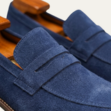 Men's Suede Penny Loafers | Classic Comfort & Timeless Style