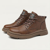 Men's Leather Snow Boots | Waterproof, Classic Style