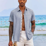 Men's Casual Beach Shirt | Relaxed Summer Style