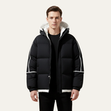 London Men's Waterproof Puffer Jacket | Luxury Winter Warmth & Urban Style