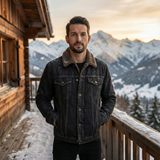 Men's Fleece Lined Denim Jacket | Warm, Classic Style