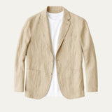 Men's Linen Summer Blazer | Breathable Elegance for Weddings