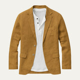 Cotton Summer Blazer Men | Breathable Wedding Guest Style