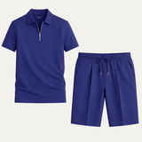 Men's Polo Shirt and Shorts Set | Summer Casual Comfort