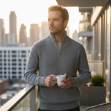 Men's Quarter Zip Sweater | Classic Comfort & Casual Style