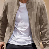 Men's Lightweight Zip-Up Jacket - Everyday Casual Layer