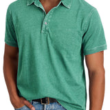 Men's Classic Polo Shirt – Refined Fit Short Sleeve Casual Top