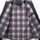 Men's Quilted Jacket with Stand Collar – Padded Winter Outerwear
