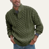 Men's Cable Knit Sweater | Classic Warmth & Comfort