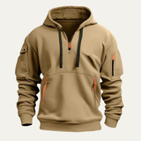 Men's Tactical Multi Pocket Hoodie | Durable Winter Comfort