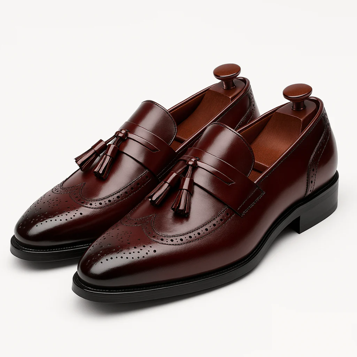 Men's Leather Tassel Loafers | Premium Comfort, Timeless Style