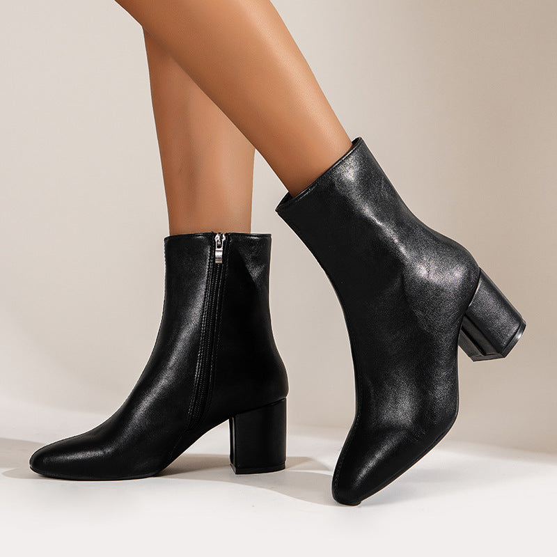 Women's Ankle Boots - Versatile Smart Casual Autumn Winter Style